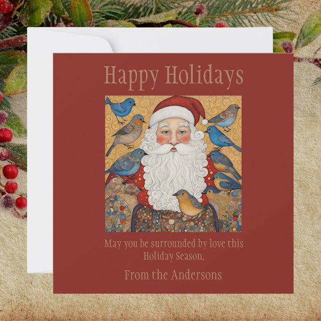 Vintag Happy Holidays Gruß Feiertagskarte (Von Creator hochgeladen)