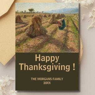 Vintag Happy Thanksgiving Harvest Danielson Karte