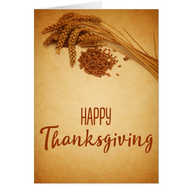Vintag Happy Thanksgiving Wheat Corn (Vorne)