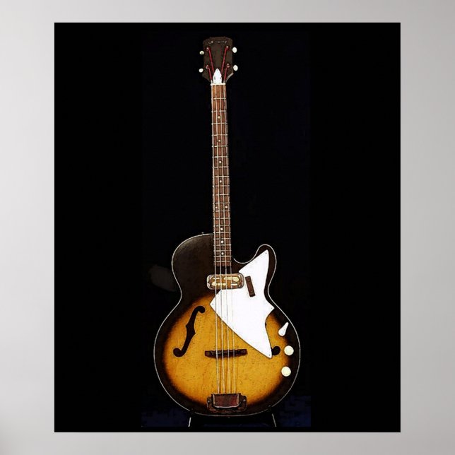 Vintag Harmony H22 Bass Print Poster (Vorne)