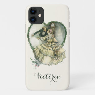 Vintag Harrison Fisher, Weihnachtsbräune und Gräue iPhone 11 Hülle