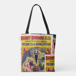 Vintag Harry Houdini Prison Cell & Barrel Mystery