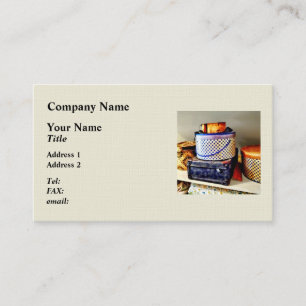 Vintag-Hat-Felder Visitenkarte