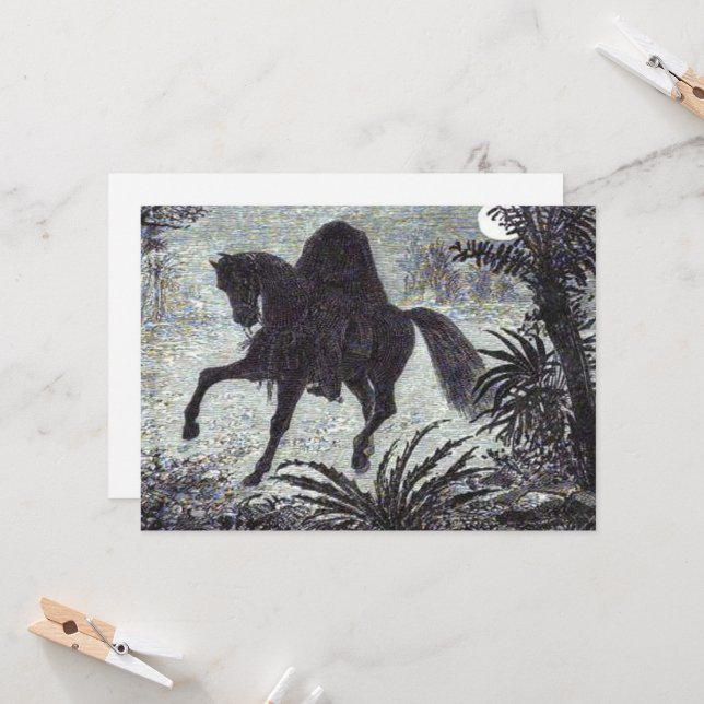 Vintag hat jemand meinen Kopf-Funny-Flat gesehen Karte (Vorderseite/Rückseite Beispiel)