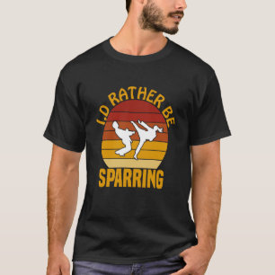 Vintag hätte ich eher Sparring Sunset Taekwondo Me T-Shirt