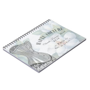 Vintag Haute Couture Fashion Notizblock