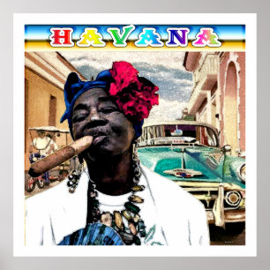 Vintag Havana Kuba Poster