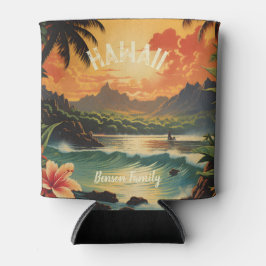 Vintag Hawaii Tropical Beach Travel Lanscape Dosenkühler