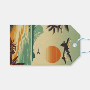 Vintag Hawaii/Tropisch Geschenkanhänger