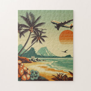 Vintag Hawaii/Tropisch Puzzle