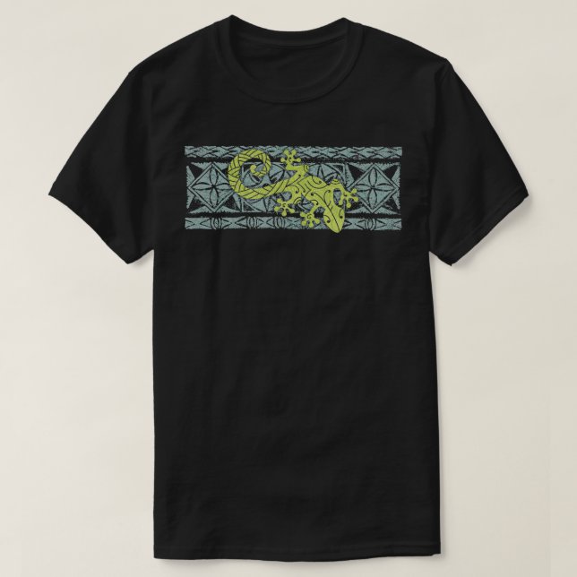 Vintag Hawaiian Gecko T-Shirt (Design vorne)