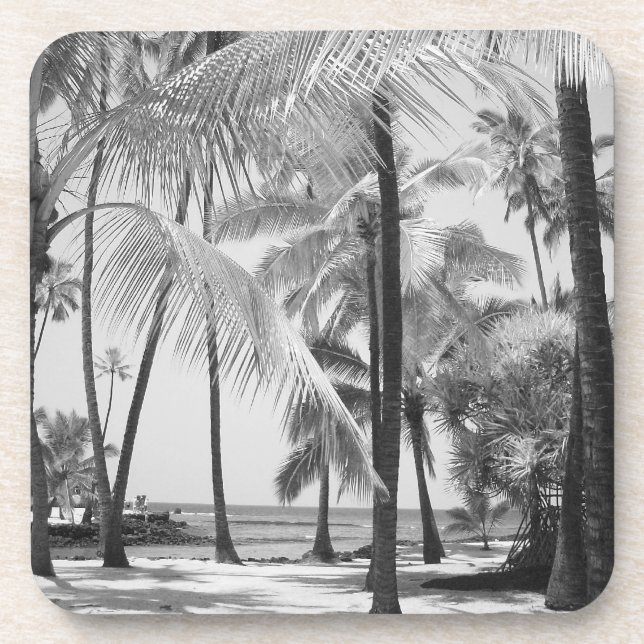 Vintag Hawaiian Paradise Cork Untersetzer (Vorderseite)