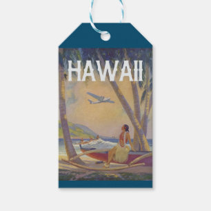 Vintag Hawaiian Travel - Hawaii Hula Dancer Geschenkanhänger