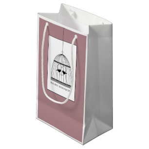 Vintag Heart Birdcage Baby Dusche Kleine Geschenktüte