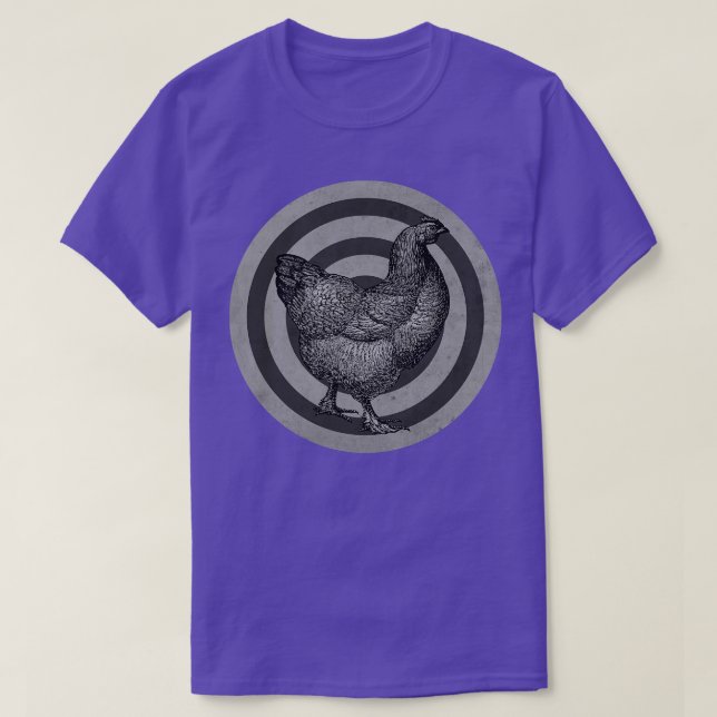 Vintag Hen Label BW T-Shirt (Design vorne)