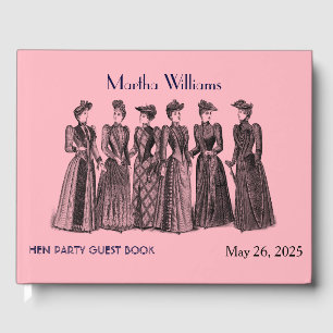 Vintag Hen Party Guestbook Gästebuch