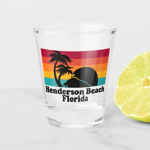Vintag Henderson Beach Florida Schnapsglas
