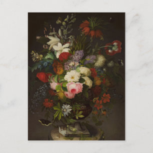 Vintag Henryka Beyer Blume Postkarte