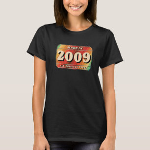 Vintag hergestellt im Jahr 2009 Original-Teile-Liz T-Shirt