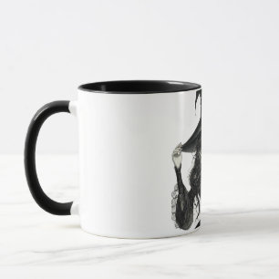 Vintag-Hexe-Grafik-Tasse Tasse
