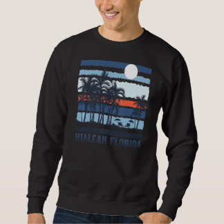 Vintag Hialeah Florida Sommer Reisen 80er Beach So Sweatshirt