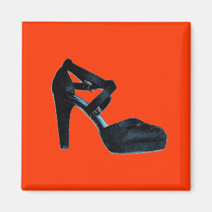 Vintag High Heel Pop Art Magnet