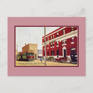 Vintag High Street Moose Jaw Kanada Postkarte