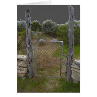 Vintag Hill Country Gate Card