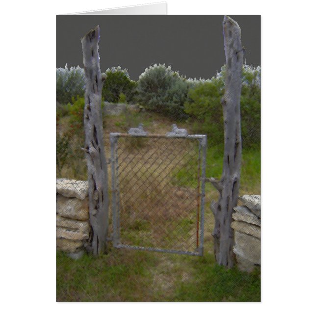 Vintag Hill Country Gate Card (Vorne)
