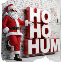Vintag Ho Ho Hum Weihnachten