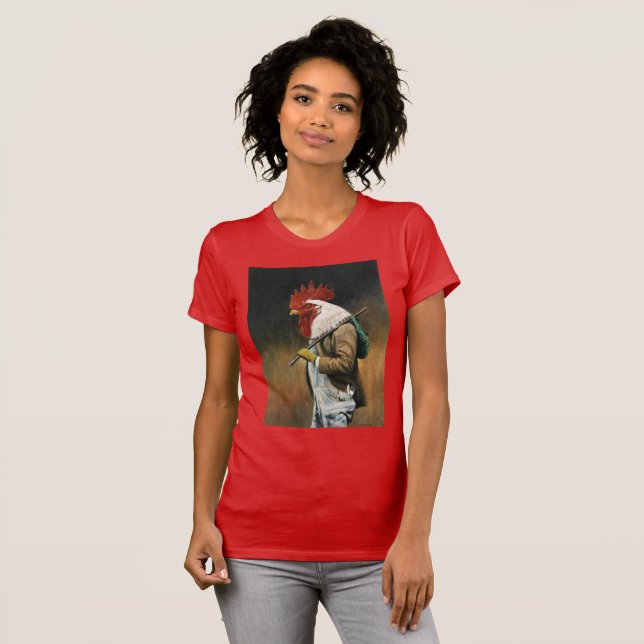 Vintag Hobo Rooster T - Shirt (Vorne ganz)