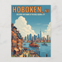 Vintag Hoboken New Jersey Travel