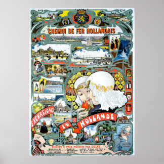 Vintag Holland Travel Poster