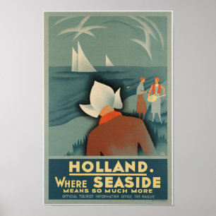 Vintag Holland Travel Poster