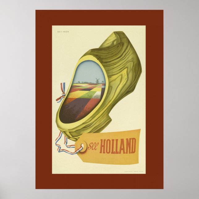Vintag Holland Travel Poster (Vorne)