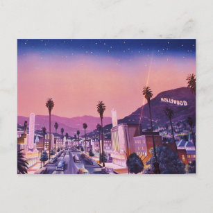 Vintag Hollywood Postcard Postkarte