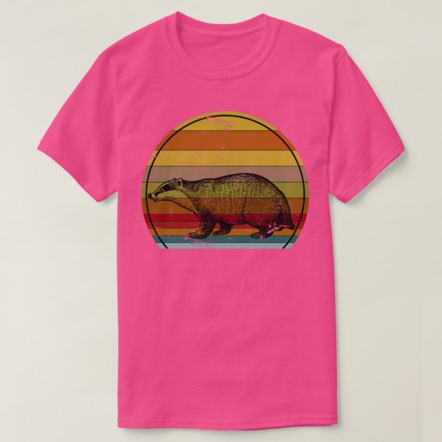 Vintag Honey Badger T-Shirt (Design vorne)
