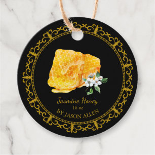 Vintag Honeycomb Jasmine Infused Honey Hang Tag Geschenkanhänger