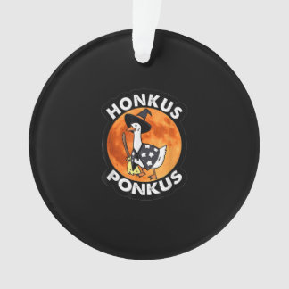 Vintag Honkus Ponkus Halloween Niedliche Hexenente Ornament