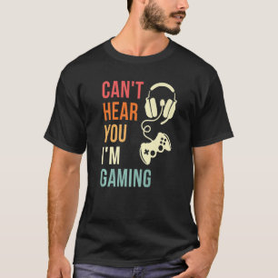 Vintag höre ich nicht, dass ich mit dem Videospiel T-Shirt
