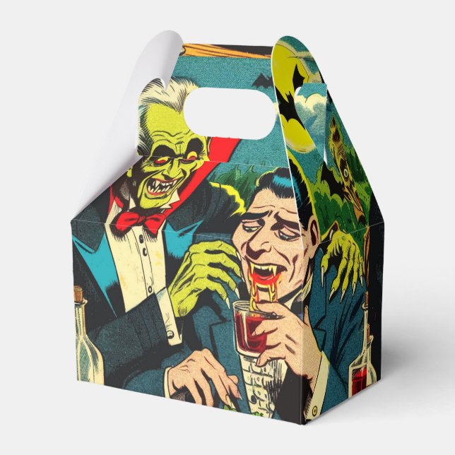 Vintag Horror Vampire Comicen Geschenkschachtel (Vorderseite)