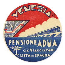 Vintag Hotel- und Reiseaufkleber