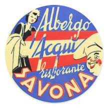 Vintag Hotel- und Reiseaufkleber