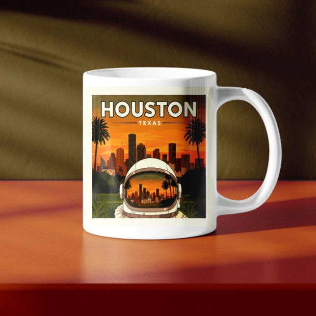 Vintag Houston Texas Kaffeetasse (Von Creator hochgeladen)