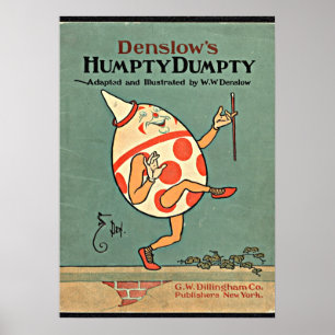 Vintag Humpty Dumpty Poster
