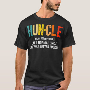 Vintag Huncle Definition Fathers Day Funny Onkel T-Shirt