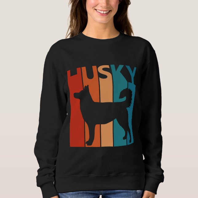 Vintag Husky Owner Sweatshirt (Vorderseite)