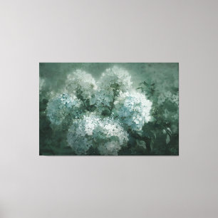 *~* Vintag Hydrangea TV2 Stretched Canvas Print Leinwanddruck
