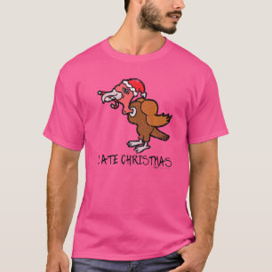 Vintag I Ate Christmas Türkei Anti T-Shirt