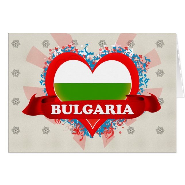 Vintag I Liebe Bulgarien (Vorderseite (Horizontal))
